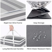 Collapsible 75L Laundry Basket