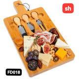 SH Bamboo Cheese Board And Knife Set