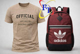 T-Shirt And Backpack Combo