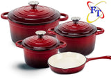 FT 7 Piece Cast Iron Cookware Set