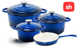 SH 7-Piece Cast Iron Pot Set