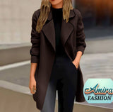 Ladies’ AF Open-Front Longline Coat