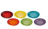 Six Piece 21cm LC Stoneware Round Plate Set