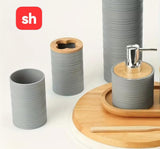 SH 6 Piece Modern Bathroom Accessory Set