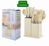 19 Piece Silicone Kitchen Utensil Set