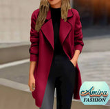 Ladies’ AF Open-Front Longline Coat