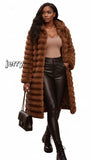 Ladies’ Long Fluffy Puffer Coat
