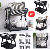 SH Multifunctional Two-Tier Kitchen Dish Rack