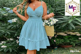 Ladies’ Spaghetti Strap Midi Dress