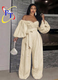 Ladies’ FT Off-Shoulder Jumpsuit