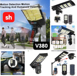 SH AI Solar Street Camera With Light