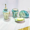 Ceramic Sea Shell Bathroom Accessory Set