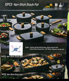 10 Piece Nonstick Stockpot Set