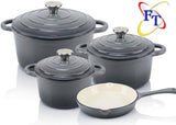 FT 7 Piece Cast Iron Cookware Set