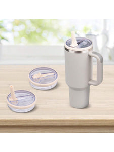 1PC 40 Oz Tumbler Flip Straw Lid Replacement Fit For  Quencher, Reusable Tumbler Cover, Spill Proof Splash Resistant Tumbler Lids For  Cup And HydroJug Traveler