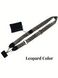 1-Pack 2024 New Crossbody Phone Lanyard With Zipper Wallet Attachment,  Nylon Neck Strap For Mobile Devices With Card Holder, Universal Anti-Theft Cell Phone Cord With Clip-On Detachable Wallet