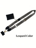 1-Pack 2024 New Crossbody Phone Lanyard With Zipper Wallet Attachment,  Nylon Neck Strap For Mobile Devices With Card Holder, Universal Anti-Theft Cell Phone Cord With Clip-On Detachable Wallet