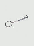 (The Color Of The Scale And Numbers Is Random)1 Pc Mini Caliper Key Chain Alloy Vernier Caliper Keyring Portable Rulers Calipers Keychain Small Measuring Gauging Tools 0-40mm