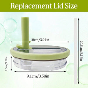1PC 40 Oz Tumbler Flip Straw Lid Replacement Fit For  Quencher, Reusable Tumbler Cover, Spill Proof Splash Resistant Tumbler Lids For  Cup And HydroJug Traveler