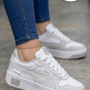 Ladies’ ZD Lace-Up Flat Shoes