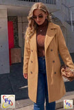 Ladies’ FT Long Outdoor Coat With Six Buttons