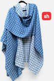 SH Thickened Warm Plaid Long Scarf Wrap