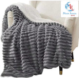 Moonhouse King Size Fleece Blanket Throws