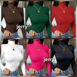 Ladies’ Long Sleeve Turtleneck Jerry T-Shirt