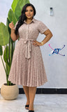 Ladies’ AT Pleated Midi Dress