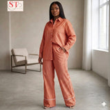 Ladies’ ST Stripe Two-Piece Loungewear Set