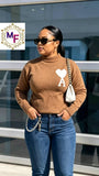 Ladies’ IT Wear Heart Detail Hoodie