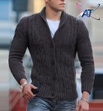 Men’s AT Knitwear Button-Up Sweater