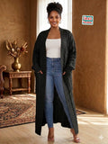 Ladies’ Knitted Long Coat