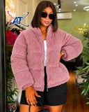 Ladies’ Horizontal Lined Jacket