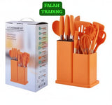 19 Piece Silicone Kitchen Utensil Set