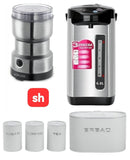 Kitchenware Combo Set With 6.8L Urn, Bread Bin Set And Coffee Bean Grinder