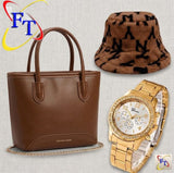 FT Handbag, Watch And Hat Combo