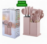 19 Piece Silicone Kitchen Utensil Set