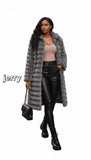 Ladies’ Long Fluffy Puffer Coat