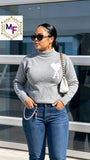 Ladies’ IT Wear Heart Detail Hoodie
