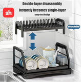 SH 2-Tier Multifunctional Kitchen Dish Rack