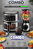 8L Air Fryer And 2-In-1 Blender & Grinder Combo