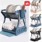 SH Multifunctional Two-Tier Kitchen Dish Rack