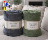 Adult Throws 180cm x 200cm