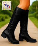 Ladies’ FT Leather Zip-Up Boots