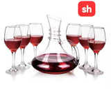 SH 7 Piece Decanter Daily Glass Set
