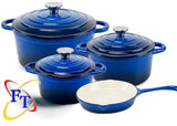 FT 7 Piece Cast Iron Cookware Set