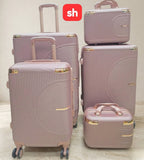 Five Piece High Luggage Travel Set