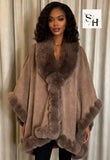Ladies’ Faux Fur Shawl