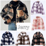 Women’s Jerry Checkered Fleece Jacket